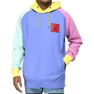 Teddy Fresh 2.0 Multicolor Colorblock Sweater Size S Pastel Vibrant Playful